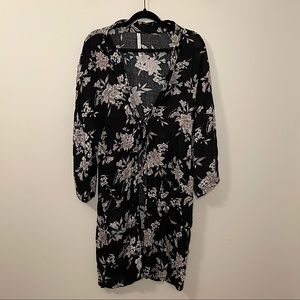 Spiritual Gangster one size floral kimono robe